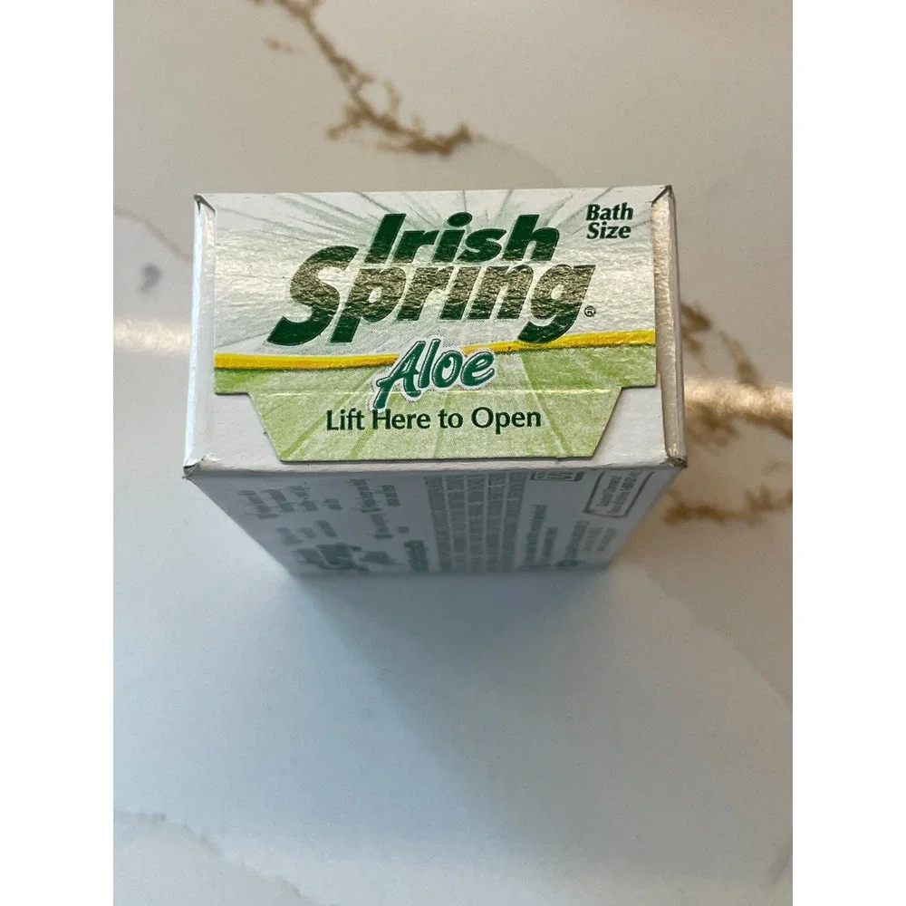Vintage Irish Spring Aloe Deodorant Bath Soap‎ Bar 4.5 oz Scented New Sealed